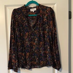 Dear John Floral Long Sleeve Blouse